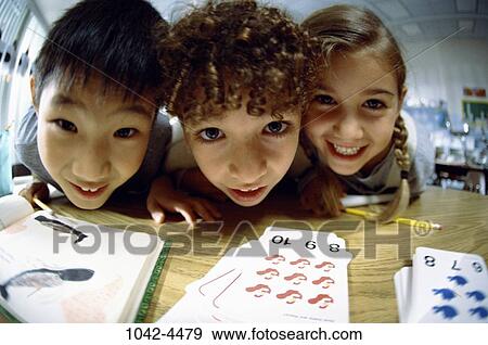 multiethnic, people, classroom, playful, children, education, students View Large Photo Image Stock Photo - multiethnic, people, classroom, playful, children, education, students. Fotosearch