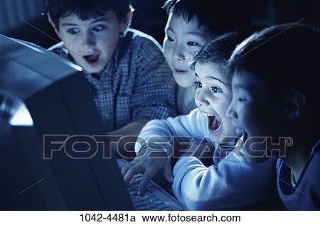 multiethnic, people, excited, technology, computer, typing View Large Photo Image Stock Image - multiethnic, people, excited, technology, computer, typing. Fotosearch