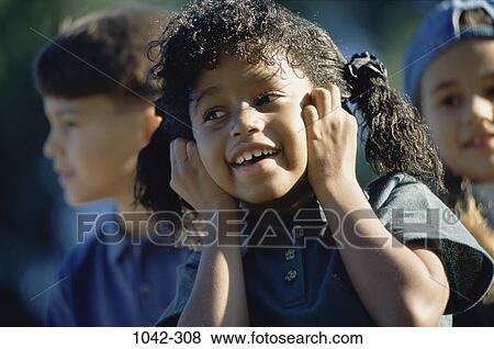 multiethnic, people, smiling, happy, girl, playful, outdoors View Large Photo Image Stock Photo - multiethnic, people, smiling, happy, girl, playful, outdoors. Fotosearch