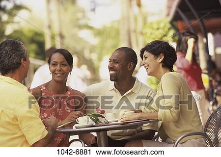 multiethnic, people, smiling, table, talking, conversation View Large Photo Image Stock Image - multiethnic, people, smiling, table, talking, conversation. Fotosearch