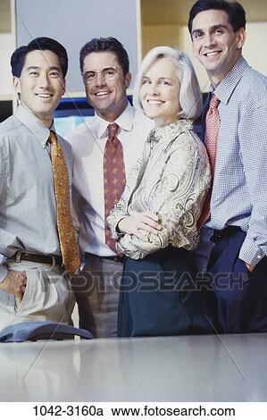 multiethnic, smiling, coworkers, business, smile, posing, portrait View Large Photo Image Stock Image - multiethnic, smiling, coworkers, business, smile, posing, portrait. Fotosearch