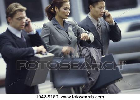 multiethnic, time, walking, talking, rush, watch View Large Photo Image Stock Image - multiethnic, time, walking, talking, rush, watch. Fotosearch