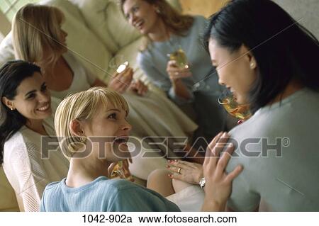 multiethnic, women, groups, people, talking, friendship, wine View Large Photo Image Stock Image - multiethnic, women, groups, people, talking, friendship, wine. Fotosearch