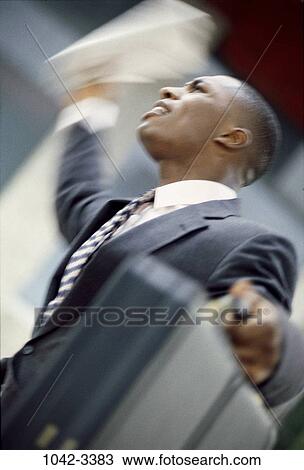 newspaper, briefcase, stress, motion, business, outdoors View Large Photo Image Stock Image - newspaper, briefcase, stress, motion, business, outdoors. Fotosearch