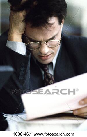 paper, paperwork, eyeglasses, reading, stress, business View Large Photo Image Stock Photo - paper, paperwork, eyeglasses, reading, stress, business. Fotosearch