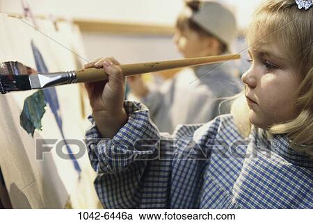 people, art, painting, classroom, concentrating, children View Large Photo Image Stock Image - people, art, painting, classroom, concentrating, children. Fotosearch