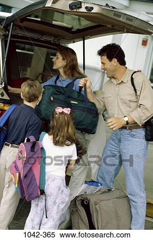 people, car, backpack, luggage, outdoors, family, vacation View Large Photo Image Stock Photography - people, car, backpack, luggage, outdoors, family, vacation. Fotosearch