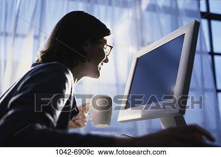 people, computer, Computers adult View Large Photo Image Stock Image - people, computer, Computers adult. Fotosearch