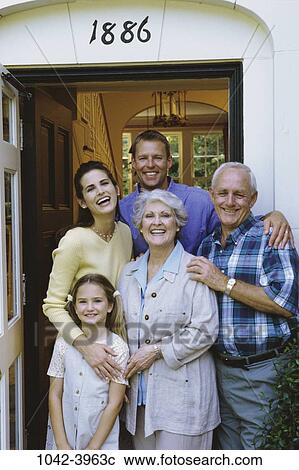 people, door, three, outdoors, doorway, family, generations View Large Photo Image Stock Image - people, door, three, outdoors, doorway, family, generations. Fotosearch