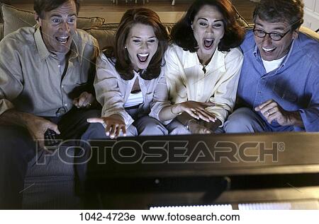 people, entertainment, television, TV, Entertainment media View Large Photo Image Stock Image - people, entertainment, television, TV, Entertainment media. Fotosearch