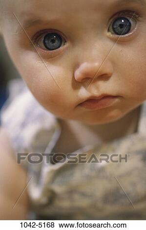 people, eyes, staring, face, baby, curious, humor View Large Photo Image Stock Photo - people, eyes, staring, face, baby, curious, humor. Fotosearch