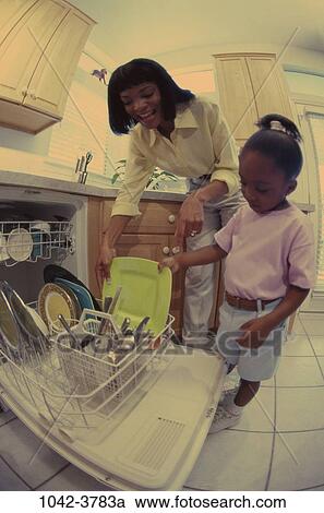 people, home, mother, family, kitchen, daughter, helping View Large Photo Image Stock Image - people, home, mother, family, kitchen, daughter, helping. Fotosearch