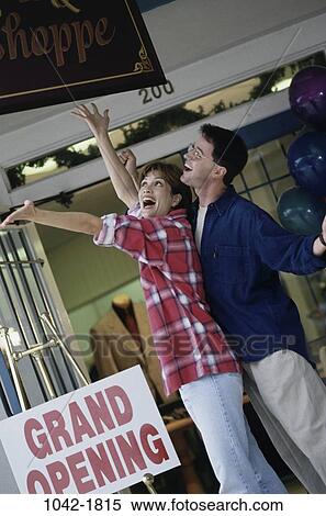 people, industry, couple, business, outdoors, Middle-aged, sign View Large Photo Image Stock Photography - people, industry, couple, business, outdoors, Middle-aged, sign. Fotosearch