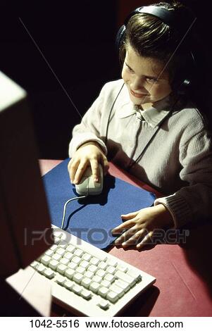people, keyboard, mouse, girl, education, learning, Caucasian View Large Photo Image Stock Photograph - people, keyboard, mouse, girl, education, learning, Caucasian. Fotosearch