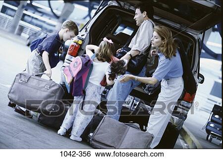 people, luggage, outdoors, family, vacation, tourist View Large Photo Image Stock Photograph - people, luggage, outdoors, family, vacation, tourist. Fotosearch