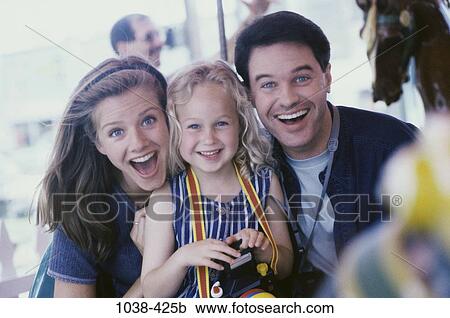 Stock Image - people, outdoors, family, parents, outing, Families outdoors activity. Fotosearch