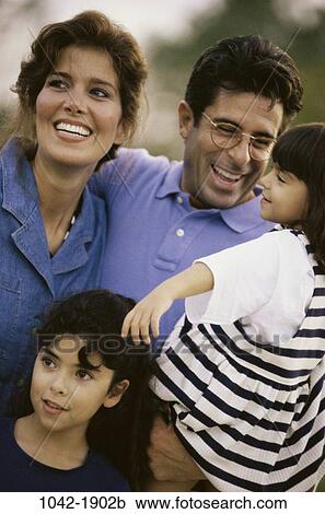 Stock Image - people, outdoors, family, parents, Families outdoors various. Fotosearch