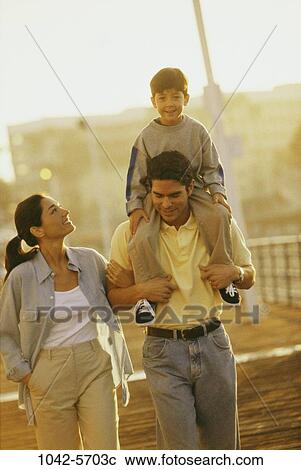 Stock Image - people, outdoors, family, parents, Families outdoors various. Fotosearch