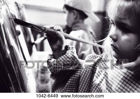 people, painting, children, paint, indoors, artistic, talent View Large Photo Image Stock Photo - people, painting, children, paint, indoors, artistic, talent. Fotosearch