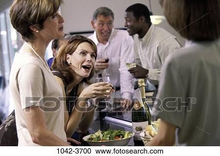 people, party, wine, bottles, champagne, salad View Large Photo Image Stock Image - people, party, wine, bottles, champagne, salad. Fotosearch
