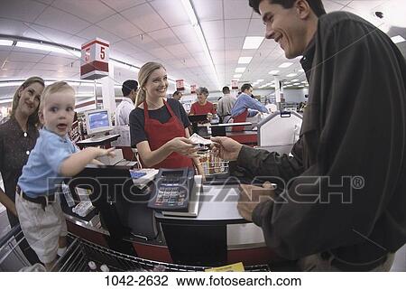 people, smiling, shopping, family, store View Large Photo Image Stock Image - people, smiling, shopping, family, store. Fotosearch