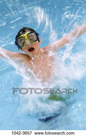 people, swim, pool, jump, jumping, swimming, splash View Large Photo Image Stock Photo - people, swim, pool, jump, jumping, swimming, splash. Fotosearch
