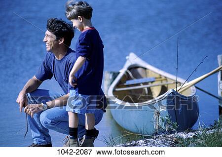 Stock Photo - people, water, windy, lakes, nature, adventurous, tranquility. Fotosearch