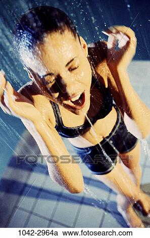 people, water, woman, Hispanic, splashing, surprise, fun View Large Photo Image Stock Image - people, water, woman, Hispanic, splashing, surprise, fun. Fotosearch