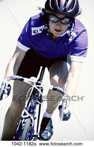 people, woman, bicycle, helmet, sunglasses, riding, outdoors View Large Photo Image Stock Image - people, woman, bicycle, helmet, sunglasses, riding, outdoors. Fotosearch