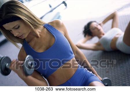 people, woman, health, sports, exercise, weight, training View Large Photo Image Stock Image - people, woman, health, sports, exercise, weight, training. Fotosearch