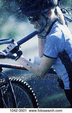 people, woman, racing, strength, adventurous, competition, cycling View Large Photo Image Stock Image - people, woman, racing, strength, adventurous, competition, cycling. Fotosearch