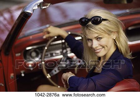 people, woman, smiling, car, sunglasses, outdoors View Large Photo Image Stock Image - people, woman, smiling, car, sunglasses, outdoors. Fotosearch