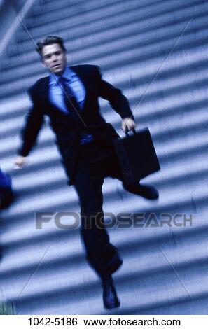 steps, stairs, running, briefcase, suit, rush View Large Photo Image Stock Photograph - steps, stairs, running, briefcase, suit, rush. Fotosearch