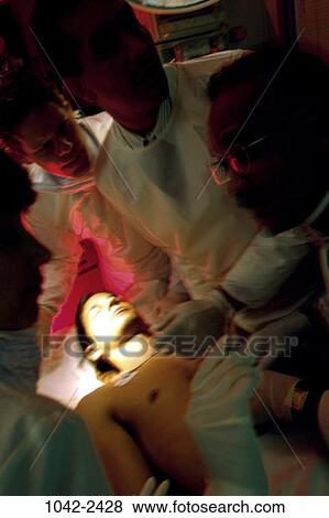 Stock Photo - surgery, health, concepts, defeat, death, serious, emergencies. Fotosearch