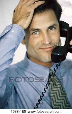 telephone, talking, conversation, phone, business, disbelief View Large Photo Image Stock Photography - telephone, talking, conversation, phone, business, disbelief. Fotosearch