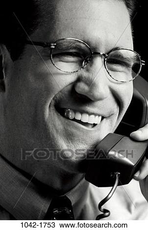 telephone, talking, eyeglasses, conversation, phone, business View Large Photo Image Stock Image - telephone, talking, eyeglasses, conversation, phone, business. Fotosearch