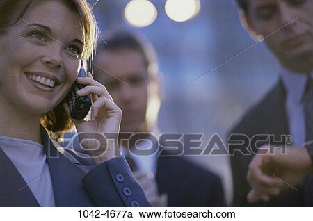 time, smiling, telephone, talking, phone, business View Large Photo Image Stock Image - time, smiling, telephone, talking, phone, business. Fotosearch