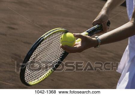woman, ball, tennis racket, holding, tennis, sports View Large Photo Image Stock Photo - woman, ball, tennis racket, holding, tennis, sports. Fotosearch