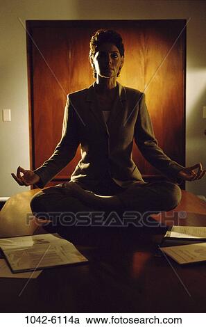 woman, meditation, business, tranquility, Middle-aged, tranquil, posed View Large Photo Image Stock Image - woman, meditation, business, tranquility, Middle-aged, tranquil, posed. Fotosearch