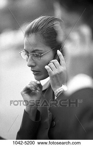 woman, telephone, listening, phone, business, outdoors, Middle-aged View Large Photo Image Stock Image - woman, telephone, listening, phone, business, outdoors, Middle-aged. Fotosearch