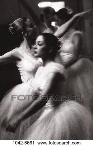 Stock Image - women, people, dancing, ballet, dance, arts, entertainment. Fotosearch