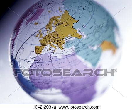 world, globe, round, clear, Europe, global View Large Photo Image Stock Image - world, globe, round, clear, Europe, global. Fotosearch