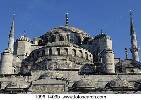 Blue Mosque, Istanbul, Turkey View Large Photo Image Stock Image - Blue Mosque, Istanbul, Turkey. Fotosearch