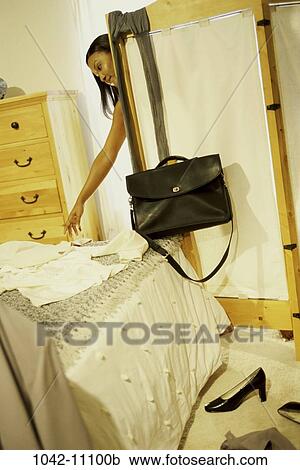 Stock Image - business, Businesspeople outside office. Fotosearch