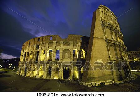 Stock Image - Colosseum, Rome, Italy. Fotosearch