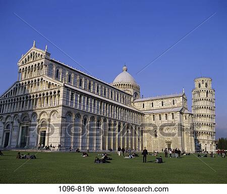 Stock Image - Duomo, Leaning Tower, Pisa, Italy. Fotosearch