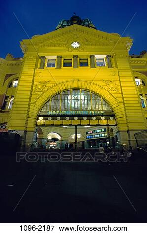Stock Photo - Flinders Street Station, Melbourne, Australia. Fotosearch
