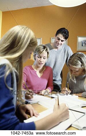 group, people, paperwork, studying, writing, friends, education View Large Photo Image Stock Image - group, people, paperwork, studying, writing, friends, education. Fotosearch