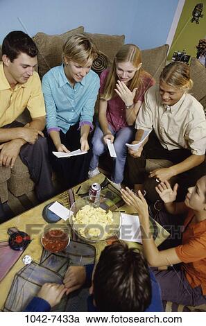 group, people, smiling, conversation, friends, smile, game View Large Photo Image Stock Image - group, people, smiling, conversation, friends, smile, game. Fotosearch