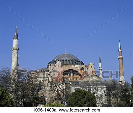 Stock Image - Hagia Sophia, Istanbul, Turkey. Fotosearch